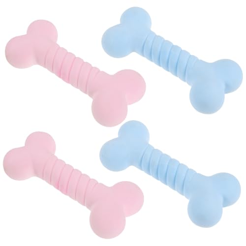 LOLIPPYY 4 Stück Teiliges Hundespielzeug aus Langlebigem TPR Gummi Beißfestes Kauspielzeug zur Zahnpflege Interaktives Welpen Training Farbenfrohe Kausticks für Kleine und Mittlere Hunde LOLIPPYY 4 Stück Teiliges Hundespielzeug aus Langlebigem TPR Gummi Beißfestes Kauspielzeug zur Zahnpflege Interaktives Welpen Training Farbenfrohe Kausticks für Kleine und Mittlere Hunde von LOLIPPYY