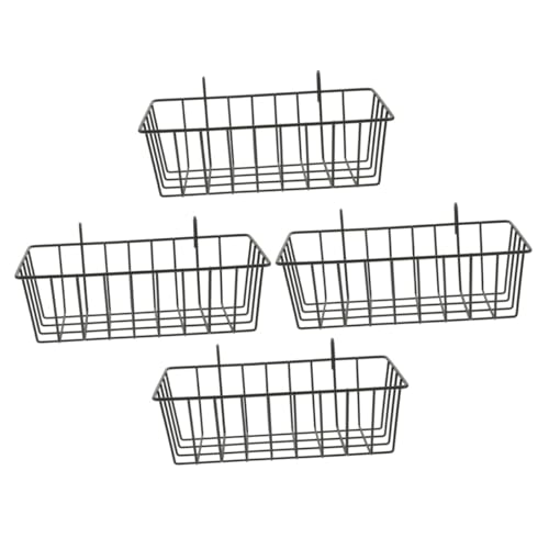 LOLIPPYY 4 Stück Teiliges Metall hängeregale für Kaninchen Heu Robuster Sicherer Futterhalter mit Glatten Kanten Vielseitig für Kleine Tiere Wie Meerschweinchen und Vögel Geeignet von LOLIPPYY