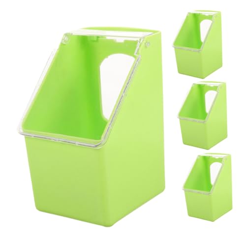LOLIPPYY 4 Stück Teiliges Pigeon Feed Box aus Langlebigem Multifunktionaler Hängender Vogelfutterspender mit Trinkschale Leicht zu Reinigen Geeignet für Tauben und Kleine Vögel Praktisches von LOLIPPYY