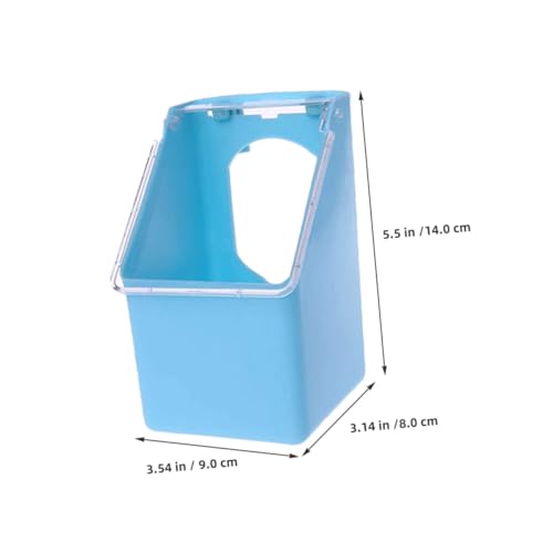 LOLIPPYY 4 Stück Teiliges Vogelkäfig Futterbox mit Abdeckung Transparenter Futterspender zum Aufhängen Geeignet für Tauben Papageien Wellensittiche Einfach zu Reinigen und Nachzufüllen LOLIPPYY 4 Stück Teiliges Vogelkäfig Futterbox mit Abdeckung Transparenter Futterspender zum Aufhängen Geeignet für Tauben Papageien Wellensittiche Einfach zu Reinigen und Nachzufüllen von LOLIPPYY
