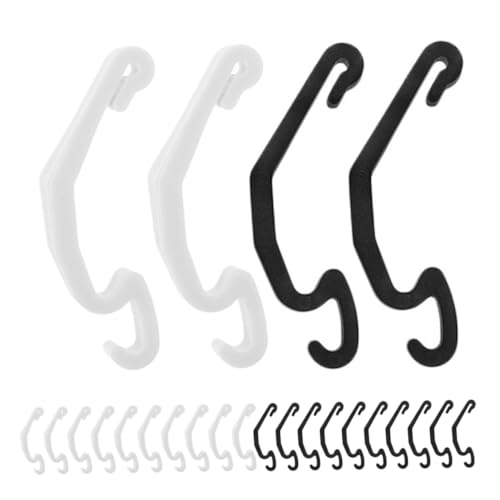 LOLIPPYY 40 Stück Teiliges Drahtkäfig Clips aus Kunststoff Stabile Flexible Befestiger für DIY Tierkäfigmontage Seitliche Verbindungsklemmen für Kaninchen Hamster Tauben und Vögel von LOLIPPYY