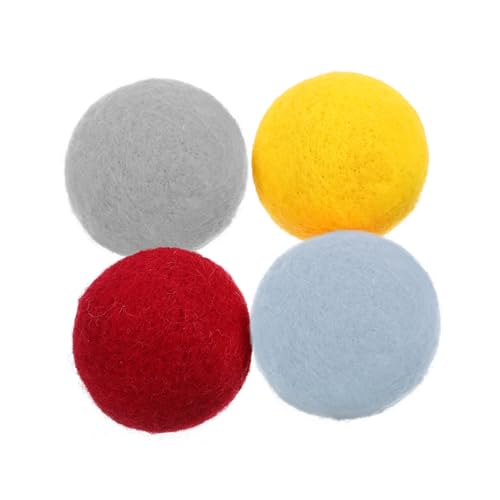 LOLIPPYY 4Stücke Interaktive Hundespielzeuge Wollfilz Bissfeste und Langlebige Spielbälle für Wurf und Jagdspiele für Aller Altersgruppen Perfektes LOLIPPYY 4Stücke Interaktive Hundespielzeuge Wollfilz Bissfeste und Langlebige Spielbälle für Wurf und Jagdspiele für Aller Altersgruppen Perfektes von LOLIPPYY