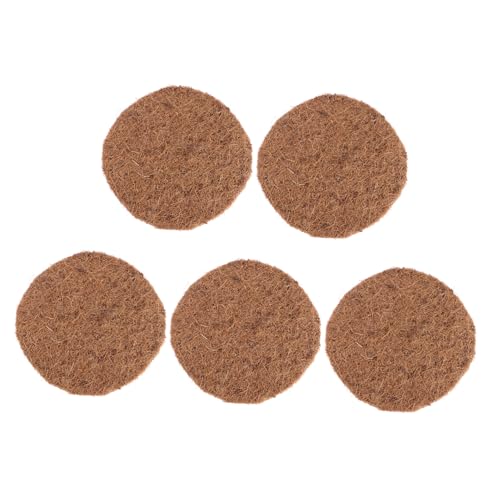 LOLIPPYY 5 Stück Kokospalmenmatte Nest Material Vögel Kokosnuss Verschachtelung Taubenzubehör Taubenversorgung Taubenvogelunterlage Nistplatz für Tauben Taubenhaus Taubenzucht Pads Hölzern von LOLIPPYY