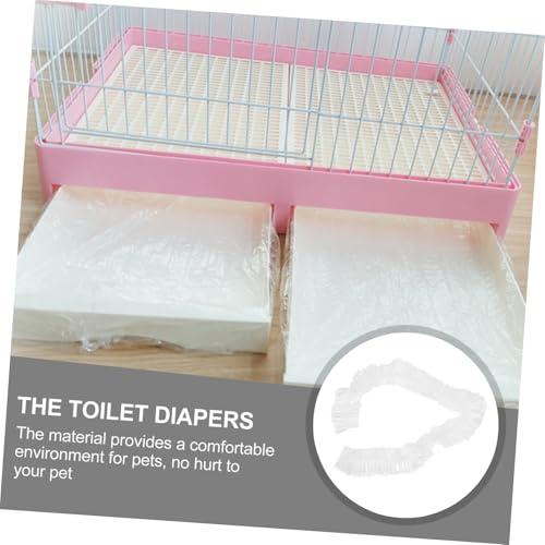 LOLIPPYY 50 Stück Einweg käfigeinlagen für Kaninchen und Meerschweinchen wasserdichte Reißfeste Urin schutzfolie Hygienische Kompakte Pinkelpads für Kleintierkäfige Praktisches von LOLIPPYY
