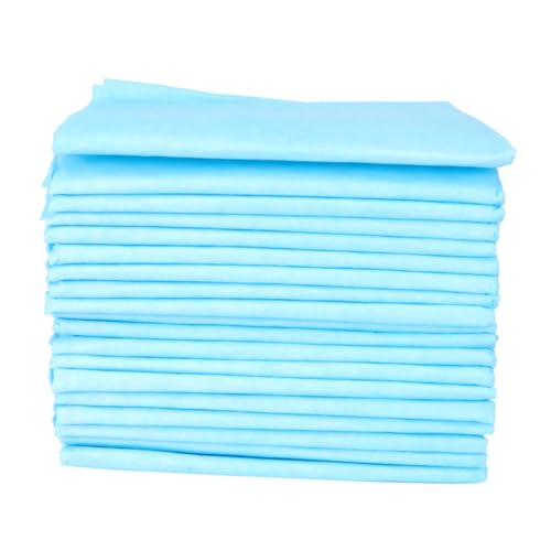 LOLIPPYY 50 Stück Welpenunterlagen S Superabsorbierende wasserdichte Urin Matte für Haustier Training Hygienische Windelunterlagen für Welpen Ältere Hunde und Indoor-nutzung von LOLIPPYY