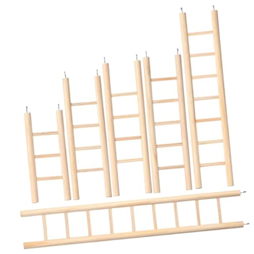 LOLIPPYY 6 Stück Teiliges Vogel Kletterleiter aus Naturholz Kauspielzeug für Papageien und Wellensittiche Sicher und Spielerisch Fördert Schnabelpflege für Vogelkäfig und Nagergehege LOLIPPYY 6 Stück Teiliges Vogel Kletterleiter aus Naturholz Kauspielzeug für Papageien und Wellensittiche Sicher und Spielerisch Fördert Schnabelpflege für Vogelkäfig und Nagergehege von LOLIPPYY
