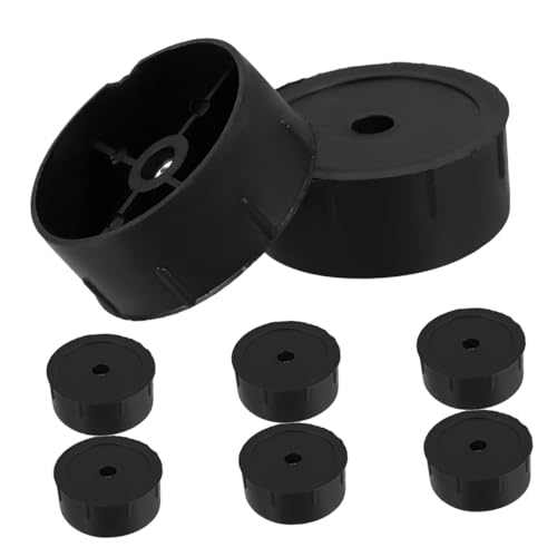 LOLIPPYY 8 Stück Schwarze Kunststoff Endkappen für DIY Katzenkletterstruktur Robust Verschleißfest Einfache für Stabiles Katzenkratzpfosten Zubehör LOLIPPYY 8 Stück Schwarze Kunststoff Endkappen für DIY Katzenkletterstruktur Robust Verschleißfest Einfache für Stabiles Katzenkratzpfosten Zubehör von LOLIPPYY