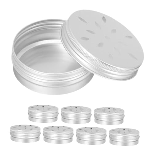LOLIPPYY 8 Stück Teiliges Dufttrainingsset für Hunde Robuste Aluminium Duftdosen mit Schraubverschluss für Geruchserkennungstraining bei Arbeits Hunden Praktische Trainingsbehälter von LOLIPPYY
