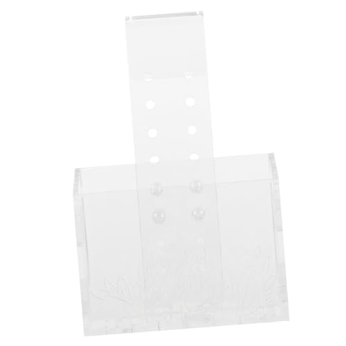 LOLIPPYY Aquarium Pflanzenhalter aus Bruchsicherem Kreativer Wasserpflanzen Topf mit Schrägem für Lichtaufnahme Wiederverwendbar mit Haken für Aquarien und Gartendekoration von LOLIPPYY