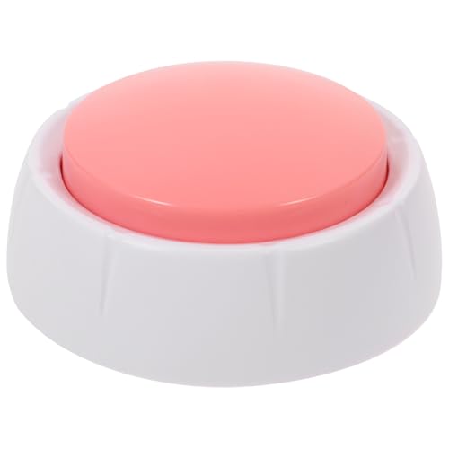 LOLIPPYY Aufnahmefähiger Haustier kommunikationsbutton aus Robustem Pp Material Sprechender Lernknopf für Hunde und Katzen Interaktives zur Tierkommunikation und Training Batteriefrei von LOLIPPYY