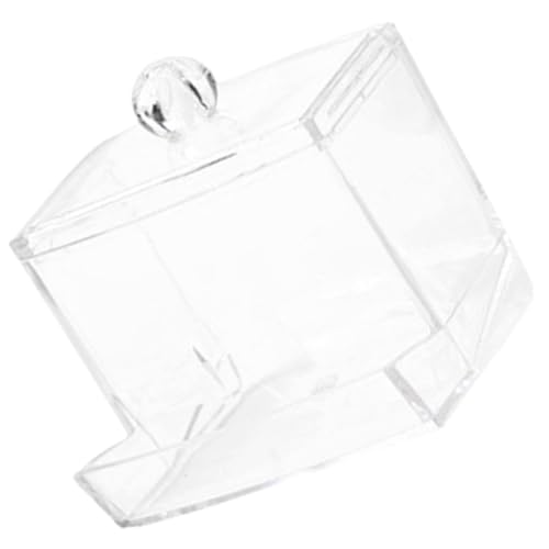 LOLIPPYY Automatischer Hühnerfutterspender Acryl Transparent Futterbox Hühner Körnerbehälter Auslaufsicher Robust Für Geflügelhaltung Zuhause und Gewerblich Geeignet von LOLIPPYY