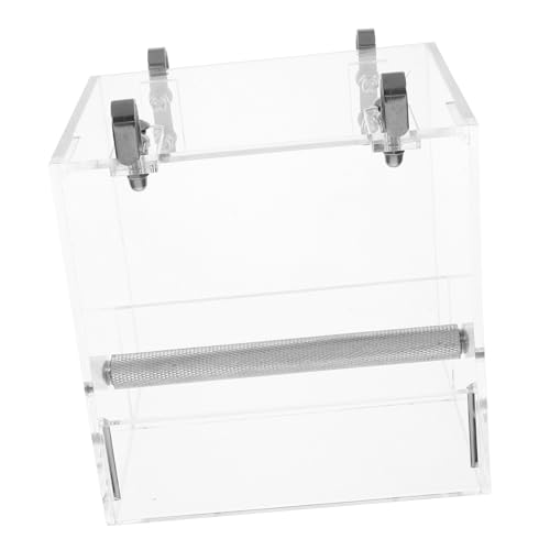 LOLIPPYY Automatischer Papageien Futterautomat aus transparentem Material Kleine Einfach zu Reinigen Installieren Dekorativer Futternapf für Kleine Vögel Geeignet für Käfigzubehör und LOLIPPYY Automatischer Papageien Futterautomat aus transparentem Material Kleine Einfach zu Reinigen Installieren Dekorativer Futternapf für Kleine Vögel Geeignet für Käfigzubehör und von LOLIPPYY