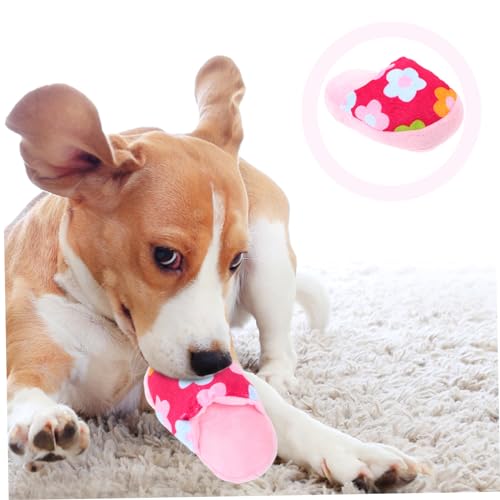 LOLIPPYY Bissfestes Quietschspielzeug Hundespielzeug in Schuhform Interaktives Kauspielzeug für Kleine bis Große Hunde Zahnfreundlich Pflegeleicht und Robust Spielerisches Beißtraining zu von LOLIPPYY