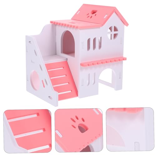 LOLIPPYY Buntes Hamsterhaus Kleintier Versteck Robust Langlebig als Tunnelspielzeug für Hamster Zwerghamster Igel Meerschweinchen Geeignet Geschenkidee für Kleine Haustiere von LOLIPPYY
