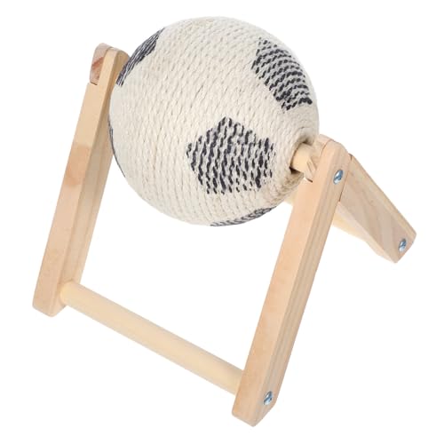 LOLIPPYY Cat Catch Ball Cat Crawling -Rahmen Kratzseil Für Katzen Kratzballspielzeug Für Katzen Katzenspielzeug Fußbälle Neuheit Klauenkratzer Sisal Hellbraun LOLIPPYY Cat Catch Ball Cat Crawling -Rahmen Kratzseil Für Katzen Kratzballspielzeug Für Katzen Katzenspielzeug Fußbälle Neuheit Klauenkratzer Sisal Hellbraun von LOLIPPYY