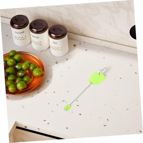 LOLIPPYY Edelstahl Papageien Fruchtgabel Grün Rostfrei Vielseitig für Obst Gemüse Mais Langlebiges Vogel Futterhalter Zubehör für Wellensittiche und Papageien von LOLIPPYY