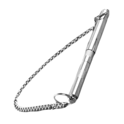 LOLIPPYY Einstellbare Edelstahl Hundepfeife Ultraschalltrainer für Hundetraining Stoppt Bellen Sanft Individuell Einstellbarer Frequenz Humane Gehorsamsförderung Stressfrei von LOLIPPYY