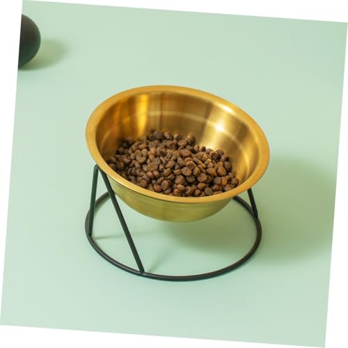 LOLIPPYY Erhöhter Futternapf aus Rostfreiem Edelstahl Förmigem Ständer Schräg Geneigt für Katzen und Hunde zur Entspannten Nackenhaltung Leicht zu Reinigen für Kleine und Mittlere LOLIPPYY Erhöhter Futternapf aus Rostfreiem Edelstahl Förmigem Ständer Schräg Geneigt für Katzen und Hunde zur Entspannten Nackenhaltung Leicht zu Reinigen für Kleine und Mittlere von LOLIPPYY