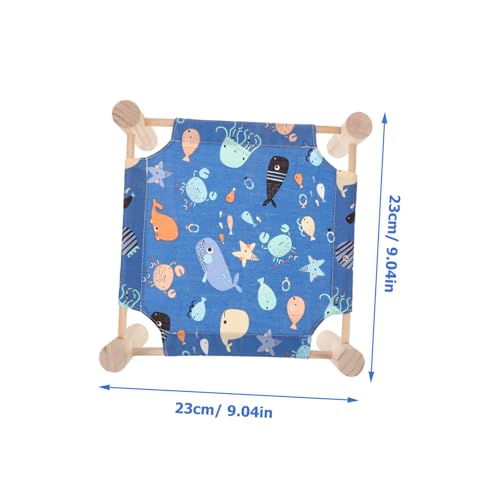 LOLIPPYY Erhöhtes Hamsterbett aus Holzgestell Atmungsaktive Abnehmbare Schlafunterlage Stabiler Waschbarer Kleintier hängematte für Hamster Igel Meerschweinchen Zwerghamster Kleines LOLIPPYY Erhöhtes Hamsterbett aus Holzgestell Atmungsaktive Abnehmbare Schlafunterlage Stabiler Waschbarer Kleintier hängematte für Hamster Igel Meerschweinchen Zwerghamster Kleines von LOLIPPYY