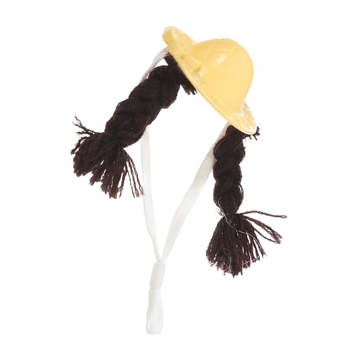 LOLIPPYY Geflochtene Strickmütze für Meerschweinchen und Hamster Handgestrickter Mini Hut aus Weichem Garn Schützende und Niedliche Haustiermütze für Kleine Tiere für Party und von LOLIPPYY