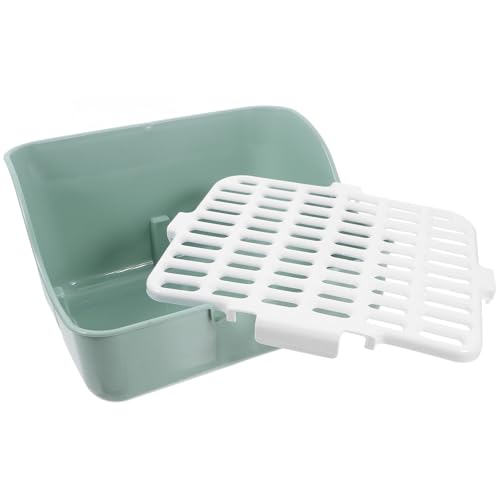 LOLIPPYY Großes Kaninchentoilette Eckklo Mintgrün mit Ecken für Meerschweinchen Zwergkaninchen Frettchen Chinchillas Geräumige Nagetierstreu Schale Stabil und Spritzschutzfrei LOLIPPYY Großes Kaninchentoilette Eckklo Mintgrün mit Ecken für Meerschweinchen Zwergkaninchen Frettchen Chinchillas Geräumige Nagetierstreu Schale Stabil und Spritzschutzfrei von LOLIPPYY