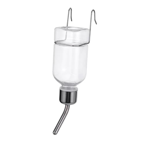 LOLIPPYY Hängender Trinkbrunnen automatisch klein drinnen rostfrei Kaninchen hängend Haustier wasserspender meerschweinchen trinkflasche Kunststoff Birds futterspender trinkflasche Hamster von LOLIPPYY