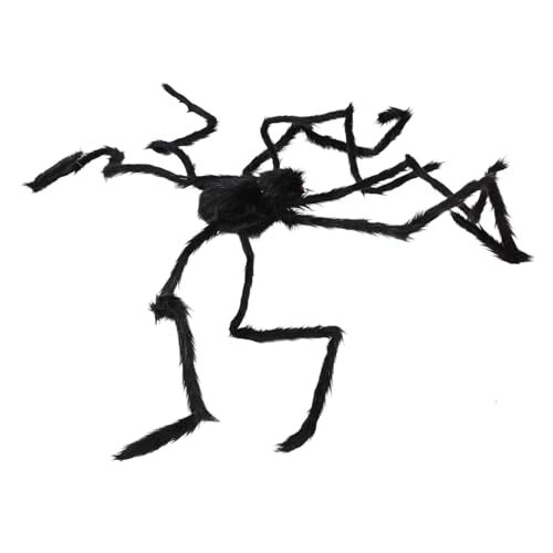 LOLIPPYY Halloween XXL Spider Ornament Haustier Dekoration Plüsch Weicher Kreative Gruselige Spinnendeko für Hunde Katzen Party Zubehör Innenbereich von LOLIPPYY