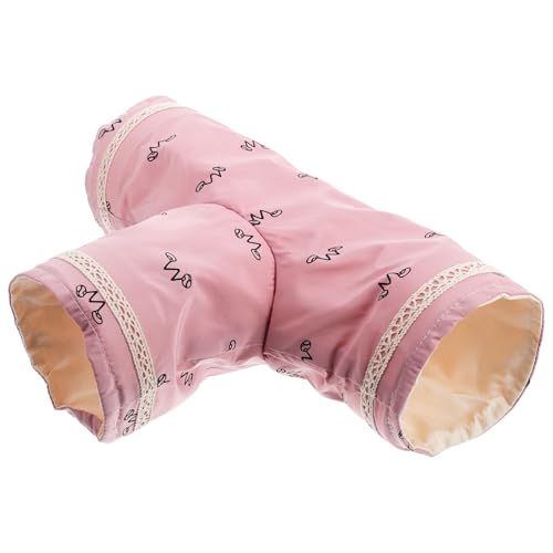 LOLIPPYY Hamster Haustier Tunnel Haus für Meerschweinchen Chinchilla Kleintiere Sicheres Material Spiel Schlafplatz gegen Langeweile Geeignet für Kleine Nager von LOLIPPYY