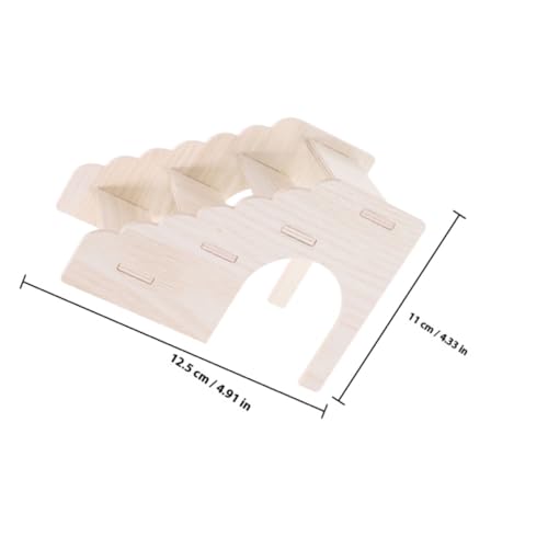 LOLIPPYY Hamster Holzleiter Kletterspielzeug Stabile Nagerleiter für Hamster Mäuse Gerbils Kleintiere Käfigplattform Spielspaß Zubehör LOLIPPYY Hamster Holzleiter Kletterspielzeug Stabile Nagerleiter für Hamster Mäuse Gerbils Kleintiere Käfigplattform Spielspaß Zubehör von LOLIPPYY