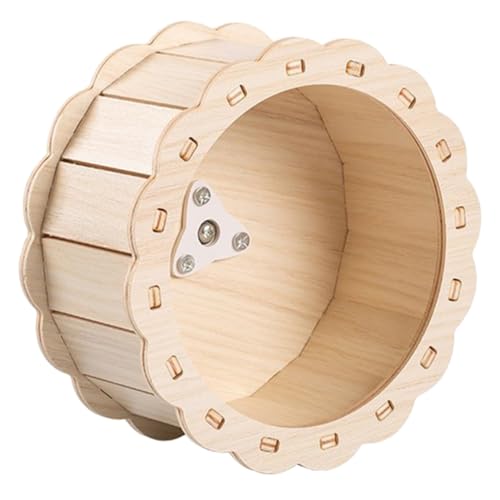 LOLIPPYY Hamster Laufrad Holz Leises Hamsterlaufrad Geräuscharm Hamsterzubehör Kleintier für Zwerghamster Rennmäuse und Kleine Haustiere Geeignet LOLIPPYY Hamster Laufrad Holz Leises Hamsterlaufrad Geräuscharm Hamsterzubehör Kleintier für Zwerghamster Rennmäuse und Kleine Haustiere Geeignet von LOLIPPYY
