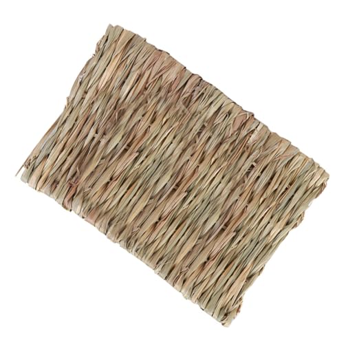 LOLIPPYY Hamster Nest aus Handgeflochtenem Schilf Kuschelige Futtermatte und Beißspielzeug für Kaninchen Meerschweinchen Chinchilla Atmungsaktiv Wärmeisolierend Pflegeleicht Natürliches LOLIPPYY Hamster Nest aus Handgeflochtenem Schilf Kuschelige Futtermatte und Beißspielzeug für Kaninchen Meerschweinchen Chinchilla Atmungsaktiv Wärmeisolierend Pflegeleicht Natürliches von LOLIPPYY