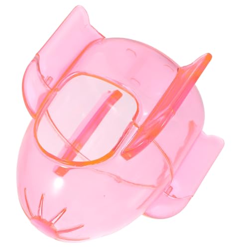 LOLIPPYY Hamster Sandbad Box Transparent Kleintier Badewanne für Zwerghamster und Rennmäuse als Sandbad und Toilette Haustierkäfig Zubehör Farbe Farbe von LOLIPPYY