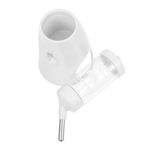 LOLIPPYY Hamster Trinkflasche mit Auslaufsicherem Design Transparenter Haushalt Wasserflasche für Kleintiere Wie Chinchilla und Meerschweinchen Praktische Wasserspender für Einfachen von LOLIPPYY