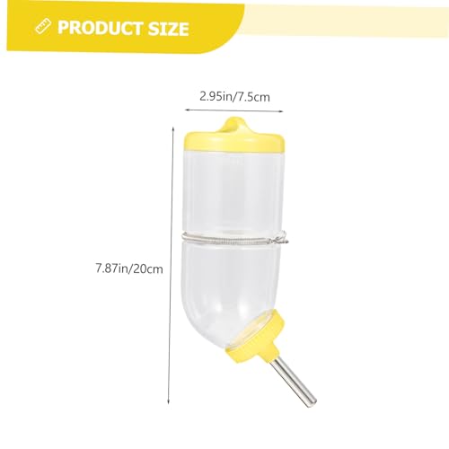 LOLIPPYY Hamster Trinkflasche mit Federverschluss Transparente Wasserflasche für Kleintiere Wie Hamster und Chinchilla Langlebig und Auslaufsicher Geeignet für Haustierkäfige LOLIPPYY Hamster Trinkflasche mit Federverschluss Transparente Wasserflasche für Kleintiere Wie Hamster und Chinchilla Langlebig und Auslaufsicher Geeignet für Haustierkäfige von LOLIPPYY