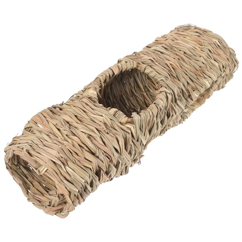 LOLIPPYY Hamster Tunnel aus Handgeflochtenem Naturstroh Versteck Tunnel für Kleintiere Wie Meerschweinchen Chinchilla Igel Langlebig Sicher und Fördert Bewegung und Gesundheit LOLIPPYY Hamster Tunnel aus Handgeflochtenem Naturstroh Versteck Tunnel für Kleintiere Wie Meerschweinchen Chinchilla Igel Langlebig Sicher und Fördert Bewegung und Gesundheit von LOLIPPYY