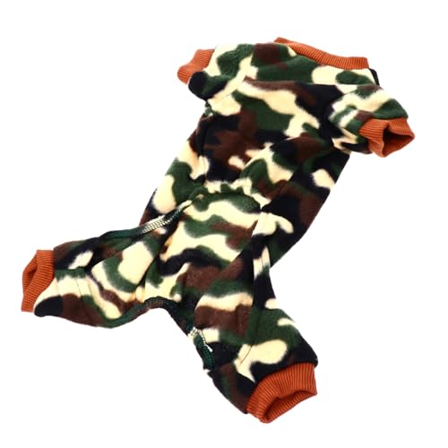 LOLIPPYY Hundepyjama Winter Warm Jumpsuit aus Weichem Plüsch Vierbeiniges Design für Bequemen Sitz Atmungsaktiv und Hautfreundlich für Kleine Hunde und Welpen Hält Warm und Sorgt für von LOLIPPYY