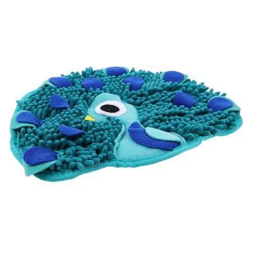 LOLIPPYY Hundeschnüffelteppich Snuffle Mat mit Versteckten Leckerli Fächern Interaktives Training und Langsames Fressen Kognitives Beschäftigungsspiel für Hunde zur von LOLIPPYY