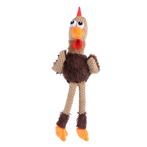LOLIPPYY Hundespielzeug Kauspielzeug Robust für Welpen und Katzen Lustiges Huhn Design Interaktives Beißspielzeug zur Zahnpflege und Stressabbau Fördert Zahnreinigung und von LOLIPPYY