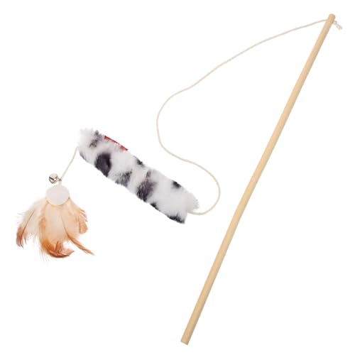 LOLIPPYY Interaktiver Katzenspielzeug Schnur und Glöckchen Holzstab Katzenspielzeug für Kätzchen Lustiger Katzenfänger für Wohnungskatzen Fördert Bewegung und Spielspaß LOLIPPYY Interaktiver Katzenspielzeug Schnur und Glöckchen Holzstab Katzenspielzeug für Kätzchen Lustiger Katzenfänger für Wohnungskatzen Fördert Bewegung und Spielspaß von LOLIPPYY