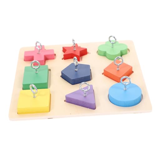 LOLIPPYY Interaktives Papageienspielzeug Teiliges Buntes Holzblock Pädagogisch Fördernd für Wellensittiche und Kleine Vögel zur Spielerischen Beschäftigung und Zufällige Zufällige Farbe LOLIPPYY Interaktives Papageienspielzeug Teiliges Buntes Holzblock Pädagogisch Fördernd für Wellensittiche und Kleine Vögel zur Spielerischen Beschäftigung und Zufällige Zufällige Farbe von LOLIPPYY
