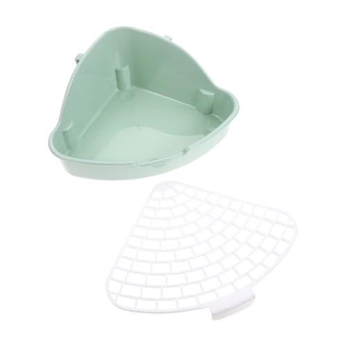 LOLIPPYY Kaninchen Toilette mit Design Meerschweinchen Einstreu Ecke Langlebiges Kleines Haustier Wc für Kaninchen Chinchilla Frettchen und Weitere Kleintiere von LOLIPPYY