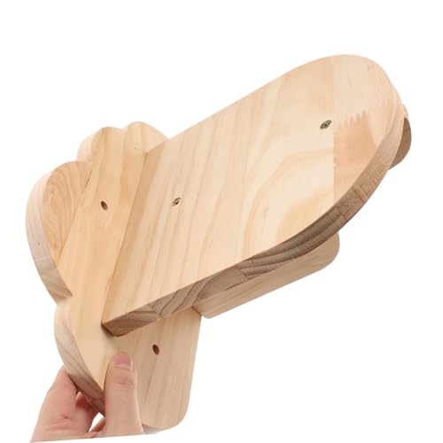 LOLIPPYY Katzen klettergerüst aus Langlebigem Holz Verstellbare Katzentreppe mit Wolkenplattform Indoor Haustiere Robustes Kletterzubehör für Käfige und Kleine Tiere von LOLIPPYY