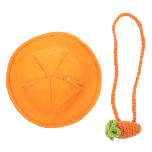 LOLIPPYY Kleines Hasen Hut Karotten Tasche Atmungsaktive Kopfbedeckung für Haustierkaninchen Leichtes Komfortables Party kostüm für Alltag Halloween Fotoshootings und Modisch LOLIPPYY Kleines Hasen Hut Karotten Tasche Atmungsaktive Kopfbedeckung für Haustierkaninchen Leichtes Komfortables Party kostüm für Alltag Halloween Fotoshootings und Modisch von LOLIPPYY