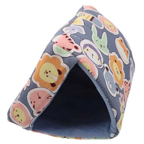 LOLIPPYY Kleintier Nest Winter Warmes Plüschbett für Hamster Meerschweinchen Kaninchen Weiches Atmungsaktives Kuschelbett Wärmendes Haustierversteck für Zwerghamster und Frettchen LOLIPPYY Kleintier Nest Winter Warmes Plüschbett für Hamster Meerschweinchen Kaninchen Weiches Atmungsaktives Kuschelbett Wärmendes Haustierversteck für Zwerghamster und Frettchen von LOLIPPYY
