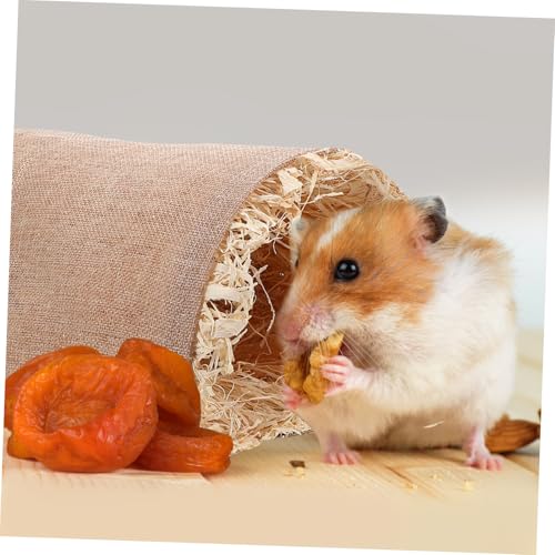LOLIPPYY Kleintier Tunnel Haustier Versteck Warmes Nest für Hamster Kaninchen Meerschweinchen Weich und Bequem Haustier Schlafhaus Leicht und Tragbar Sicherer Rückzugsort für Kleine Tiere von LOLIPPYY