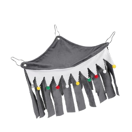 LOLIPPYY Kleintier eckversteck mit Hängematte Atmungsaktives Dreiseitiges Versteckzelt für Hamster Kaninchen Meerschweinchen Sicherer Rückzugsort und Kletterplatz Graues LOLIPPYY Kleintier eckversteck mit Hängematte Atmungsaktives Dreiseitiges Versteckzelt für Hamster Kaninchen Meerschweinchen Sicherer Rückzugsort und Kletterplatz Graues von LOLIPPYY