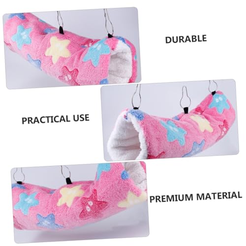 LOLIPPYY Kuscheliges Hamster hängematten Nest aus Plüsch und Weiches Tunnelbett für Kleine Haustiere Wie Hamster Meerschweinchen und Chinchillas und Bequem für Wintergebrauch LOLIPPYY Kuscheliges Hamster hängematten Nest aus Plüsch und Weiches Tunnelbett für Kleine Haustiere Wie Hamster Meerschweinchen und Chinchillas und Bequem für Wintergebrauch von LOLIPPYY