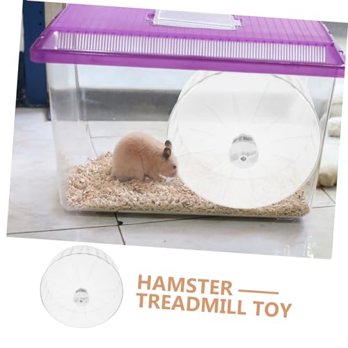 LOLIPPYY Leises Hamster Laufrad mit Doppelachse Transparentes Langlebiges Kleintier Laufrad für Hamster Meerschweinchen Rennmäuse Einfach zu Reinigen und Geräuschlos im Betrieb LOLIPPYY Leises Hamster Laufrad mit Doppelachse Transparentes Langlebiges Kleintier Laufrad für Hamster Meerschweinchen Rennmäuse Einfach zu Reinigen und Geräuschlos im Betrieb von LOLIPPYY