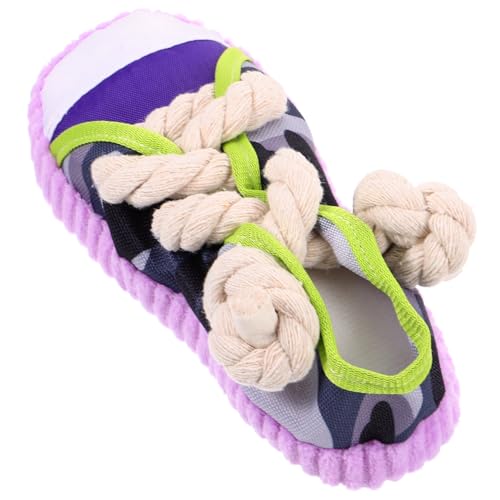 LOLIPPYY Lustiges Quietschendes Hundespielzeug Schuhform Kauspielzeug für Welpen Zahnpflege Robust und Sicher für Kleine Hunde von LOLIPPYY