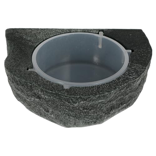 LOLIPPYY Magnetischer Reptilien Wasserspender Wasserschale aus Langlebigem Material für Terrarien Reptilien Wasser und Futterstation für Kletternde Haustiere und Dekoration von LOLIPPYY